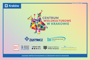 Logotyp Centrum Wielokulturowego 2022 wraz z logotypami nowym operatorów i partnerów