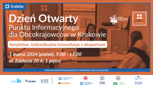 Dzień Otwarty Punktu Informacyjnego dla Obcokrajowców w Krakowie 1.03.2024