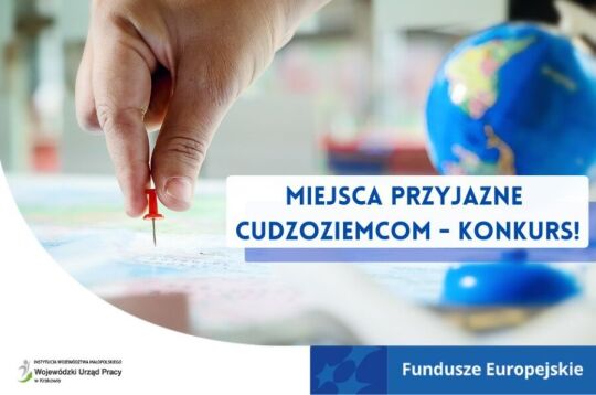 Grafika towarzysząca konkursom na organizowanym w ramach projektu „Żyj i Pracuj w Małopolsce (etap 1)”
